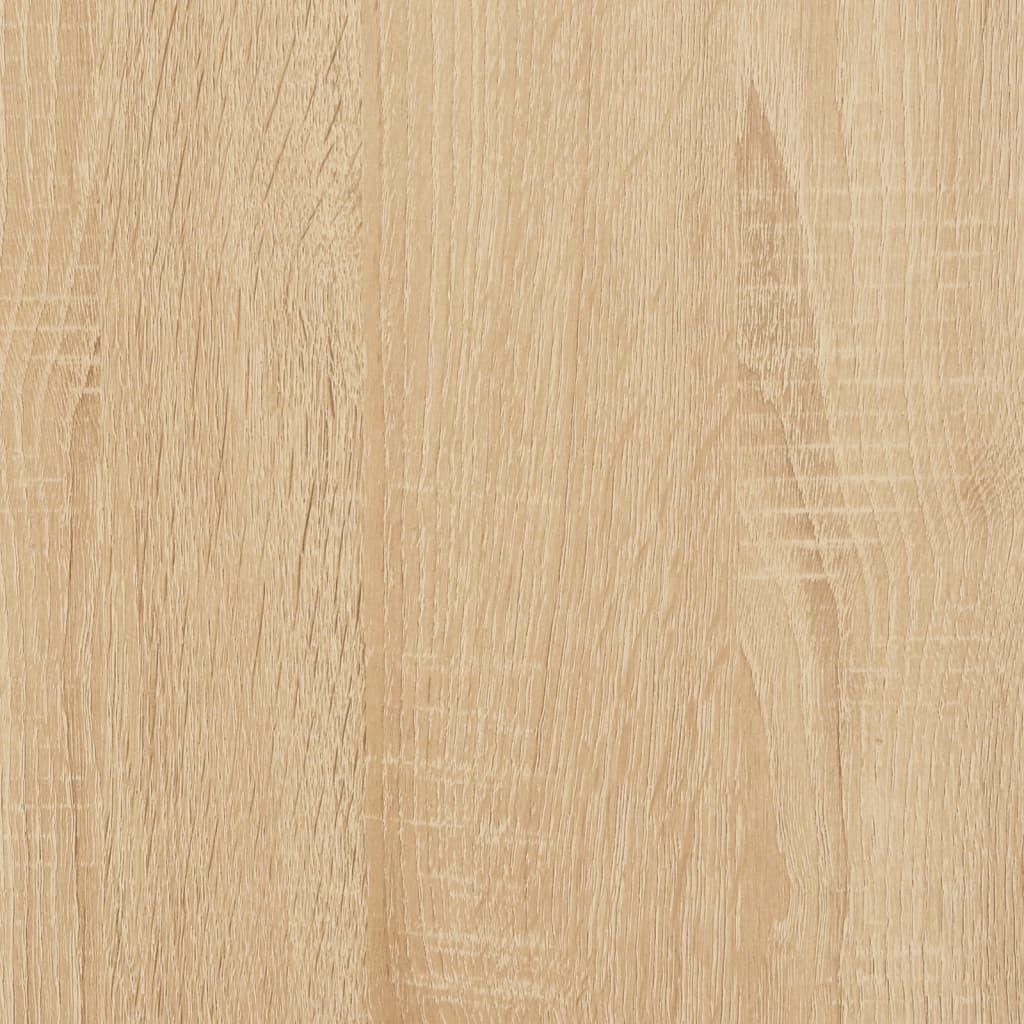 Konsolbord 72,5x25x75 cm konstrueret træ sonoma-eg