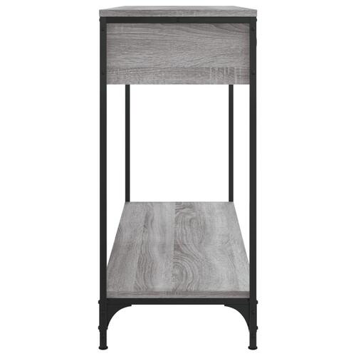 Konsolbord 100x34,5x75 cm konstrueret træ grå sonoma-eg