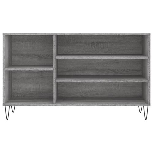 Skoskab 102x36x60 cm konstrueret træ grå sonoma-eg