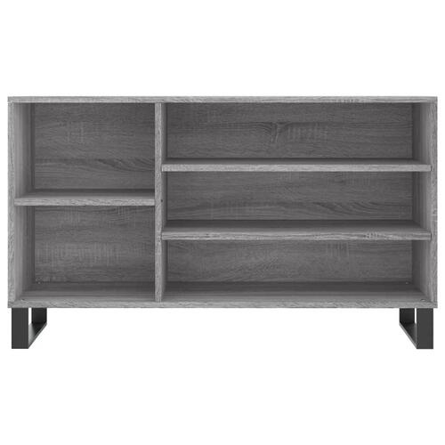 Skoskab 102x36x60 cm konstrueret træ grå sonoma-eg