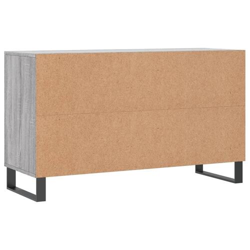 Skoskab 102x36x60 cm konstrueret træ grå sonoma-eg