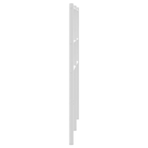 Sengegavl 150 cm metal hvid