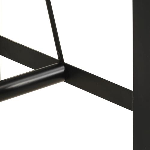 Barbord 110x55x107 cm massivt genbrugstræ og jern