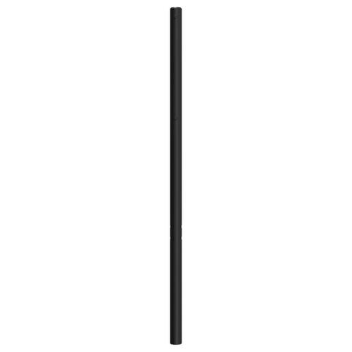 Sengegavl 193 cm metal sort