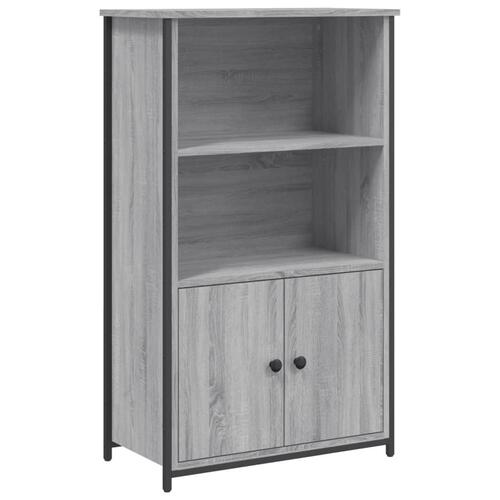 Skab 62x32x103,5 cm konstrueret træ grå sonoma-eg