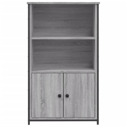 Skab 62x32x103,5 cm konstrueret træ grå sonoma-eg