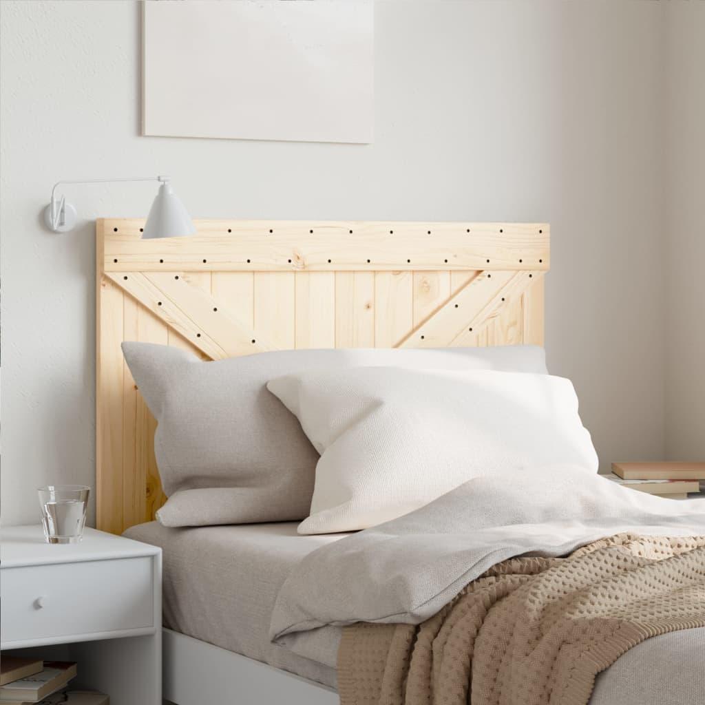 Sengegavl 100x104 cm massivt fyrretræ billede