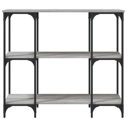 Konsolbord 102x32x90 cm konstrueret træ grå sonoma-eg