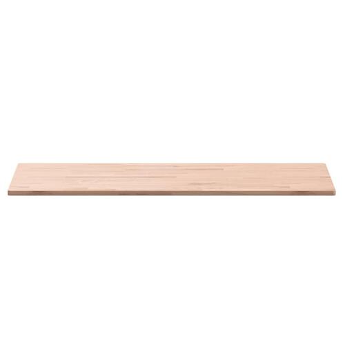 Bordplade 100x50x1,5 cm rektangulær massivt bøgetræ