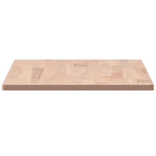 Bordplade 100x50x1,5 cm rektangulær massivt bøgetræ