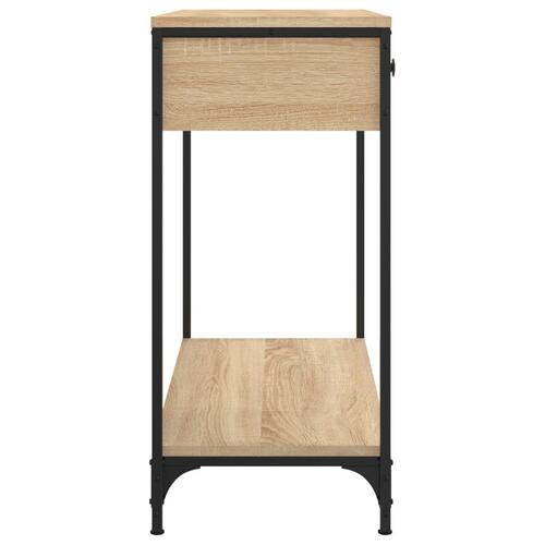 Konsolbord 75x34,5x75 cm konstrueret træ sonoma-eg