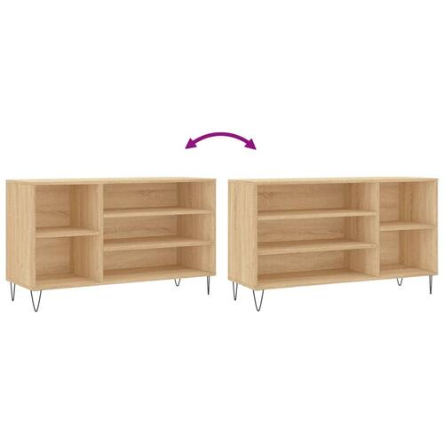 Skoreol 102x36x60 cm konstrueret træ sonoma-eg