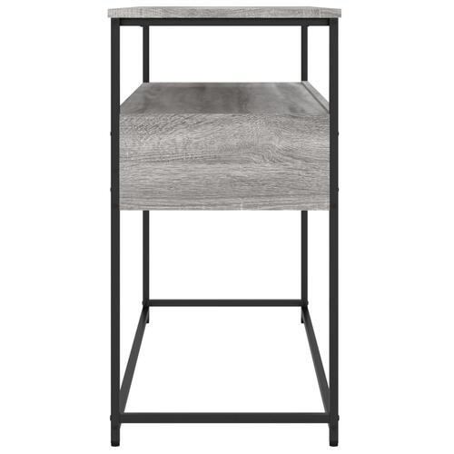 Konsolbord 100x40x75 cm konstrueret træ grå sonoma-eg