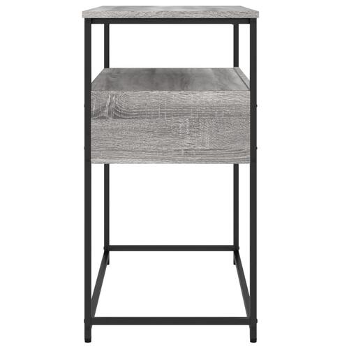 Konsolbord 75x40x75 cm konstrueret træ grå sonoma-eg