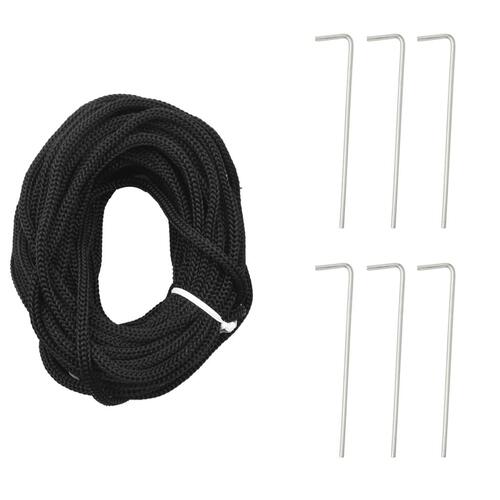 Julelys til flagstang 200 LED'er 180 cm koldt hvidt lys