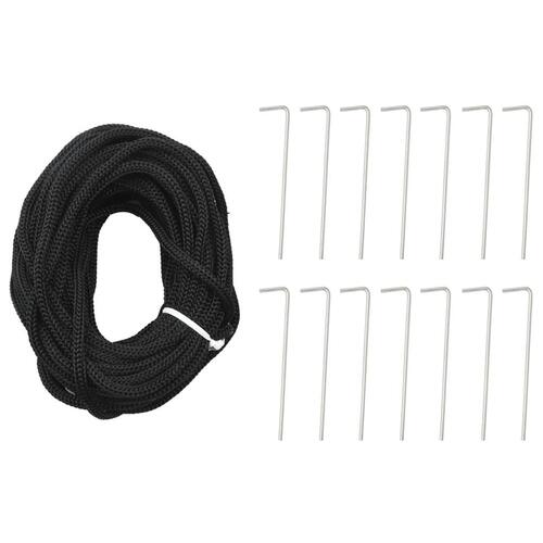 Julelys til flagstang 3000 LED'er 800 cm koldt hvidt lys
