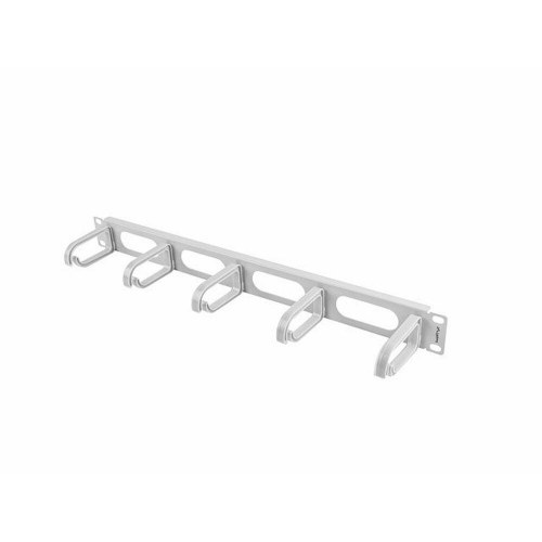 Lanberg AK-1205-S 19" kabelstyring til rack, 1U - hvid/grå