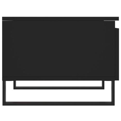 Sofaborde 2 stk. 50x46x35 cm konstrueret træ sort