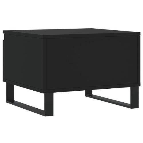 Sofaborde 2 stk. 50x46x35 cm konstrueret træ sort