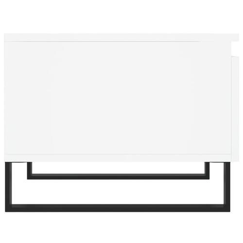 Sofaborde 2 stk. 50x46x35 cm konstrueret træ hvid
