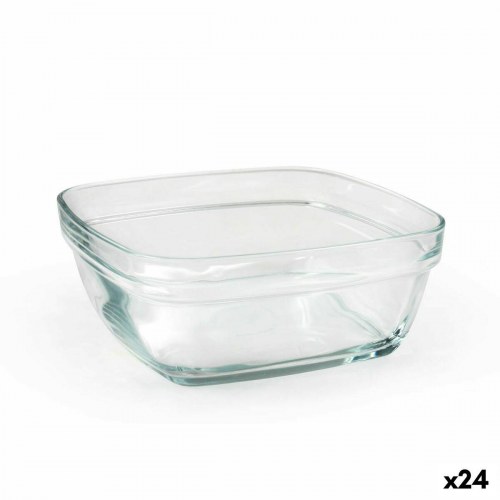Duralex salatskål - stabelbar, 1,15 l, 17 × 17 × 7 cm (24 stk)