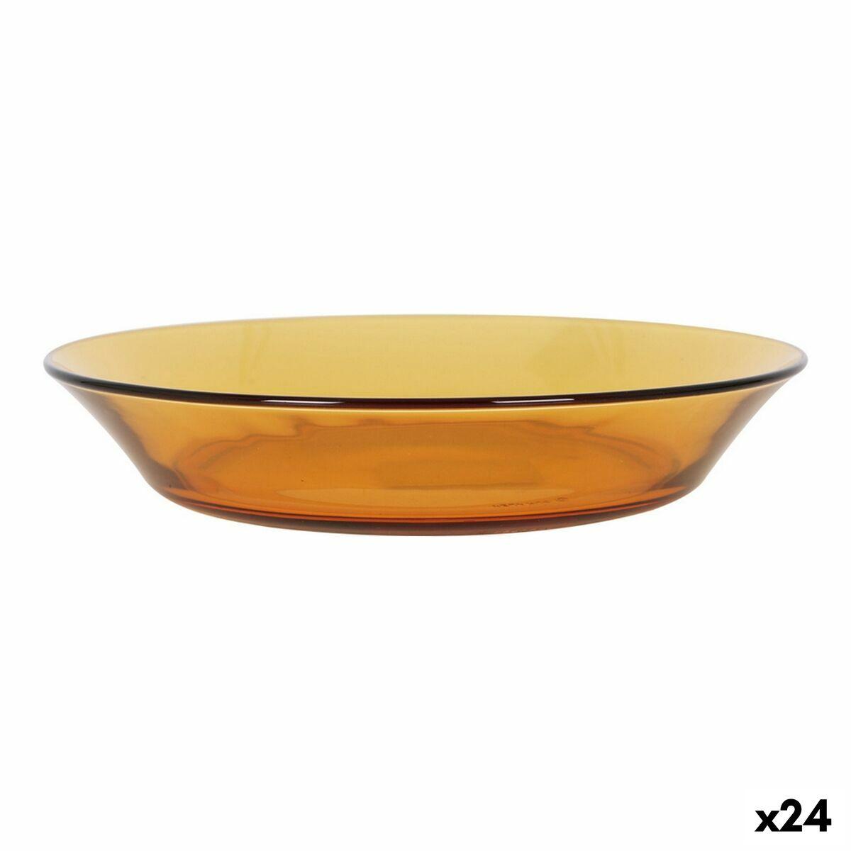 Dyb tallerken Duralex Lys Rav 19,5 cm (24 enheder)