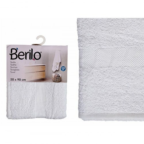Berilo badelagen 50 x 90 cm - hvid, 80 % bomuld (6 stk)