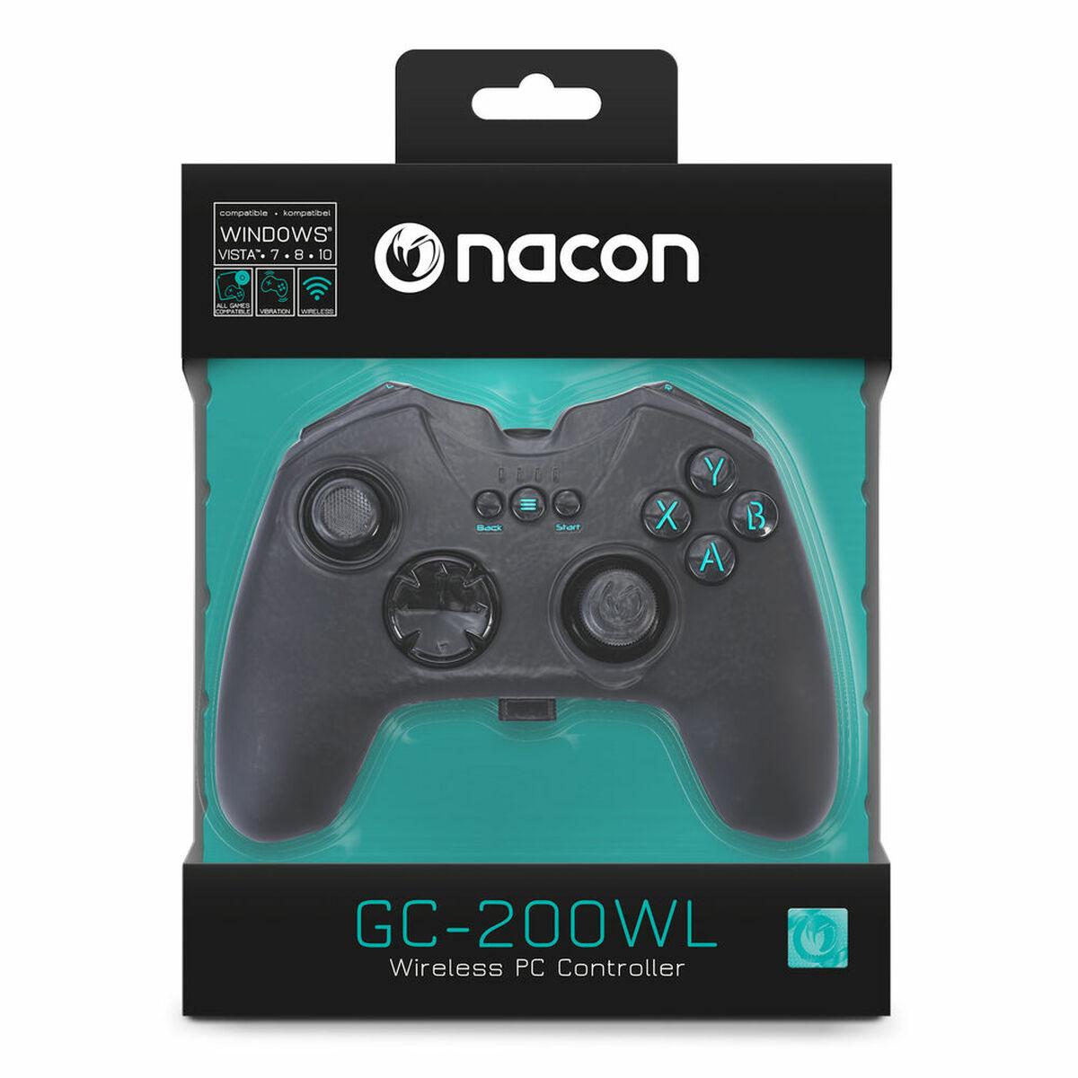Trådløs gamecontroller Nacon GC-200WL til PC (sort)