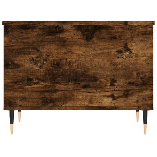 Sofabord 60x44,5x45 cm konstrueret træ røget egetræsfarve