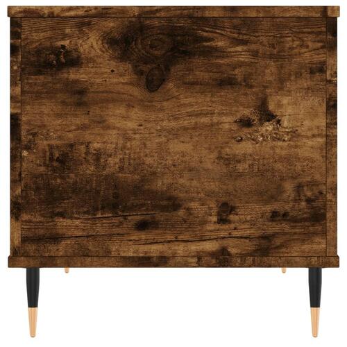 Sofabord 60x44,5x45 cm konstrueret træ røget egetræsfarve