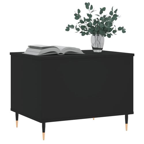 Sofabord 60x44,5x45 cm konstrueret træ sort