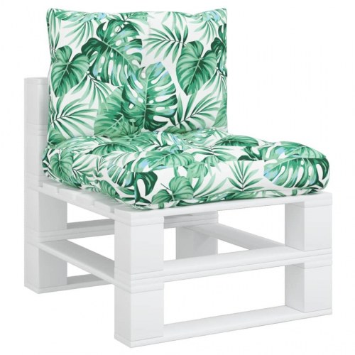 Pallehynder 2 stk. stof bladmønster