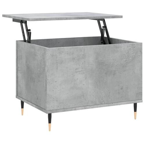 Sofabord 60x44,5x45 cm konstrueret træ betongrå