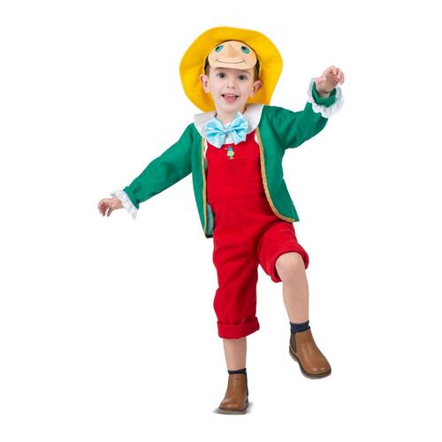 Kostume til børn Pinocho 4 Dele 2-3 år
