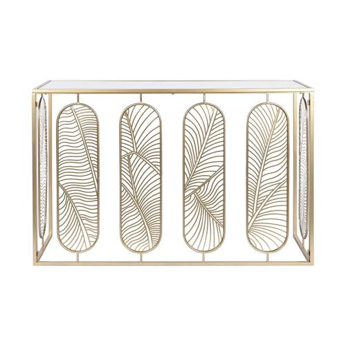 Console Home ESPRIT Gylden Spejl 120 x 40 x 80 cm