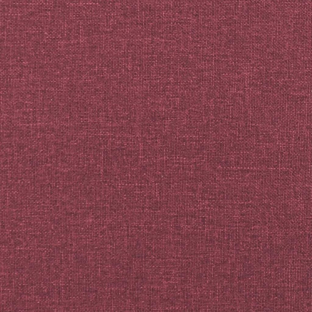 Lænestol 60 cm stof vinrød