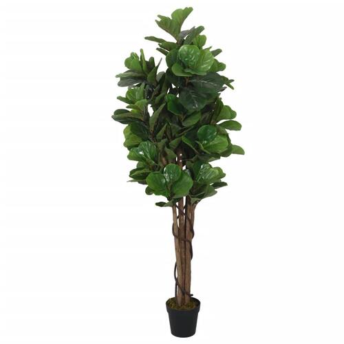 Kunstig violinfigen 96 blade 80 cm grøn