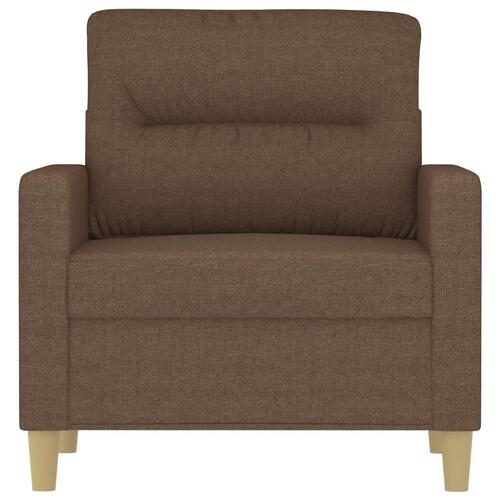 Lænestol 60 cm stof brun