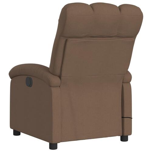 Massagestol stof brun