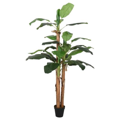 Kunstigt banantræ 19 blade 180 cm grøn