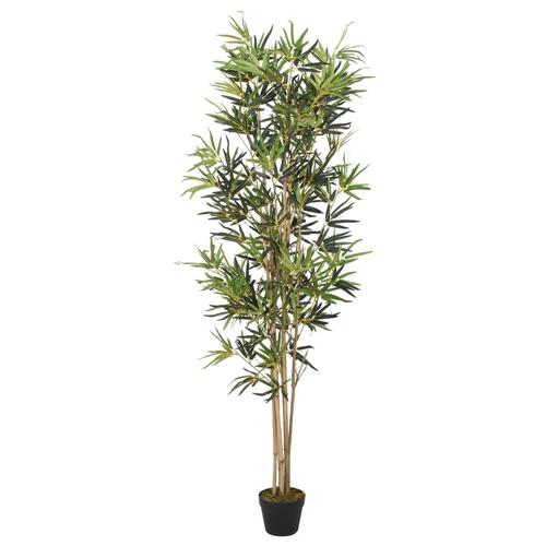 Kunstigt bambustræ 1104 blade 180 cm grøn