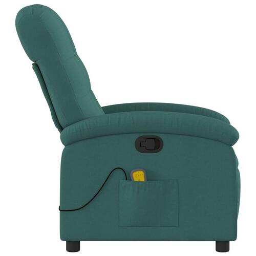 Massagestol stof mørkegrøn