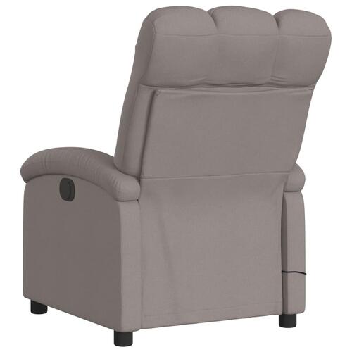 Massagestol stof gråbrun
