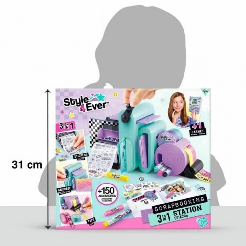 Canal Toys Scrapbooking - kreativ 3-i-1 station til børn