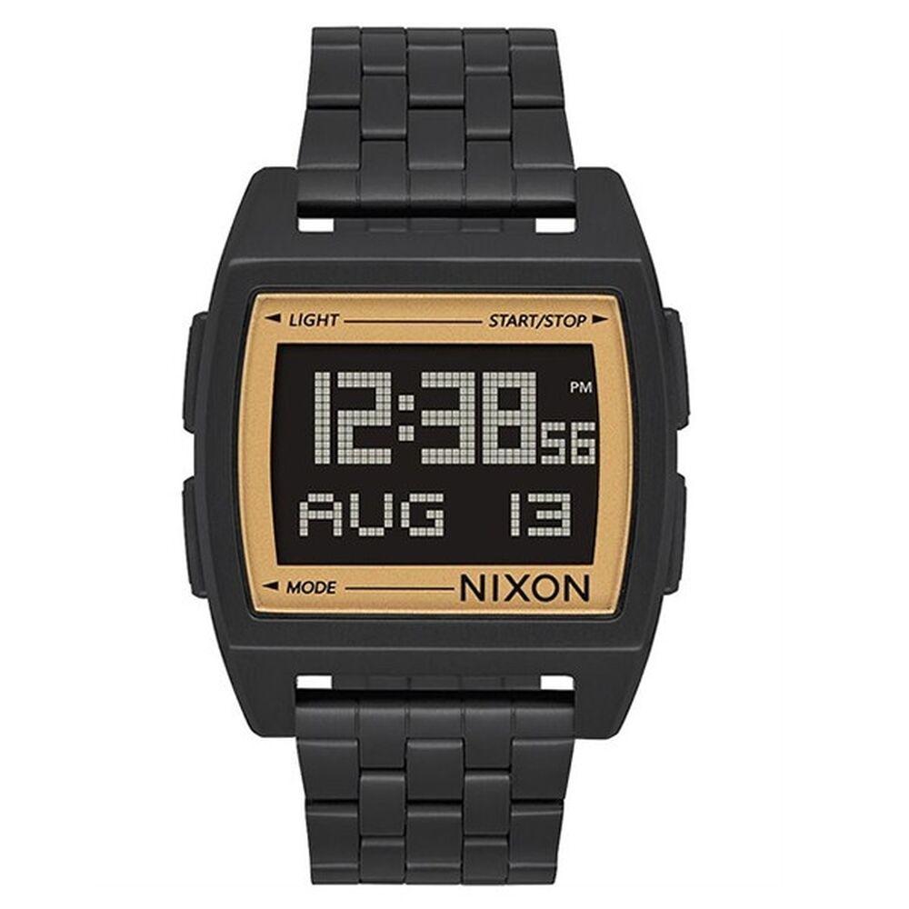 Nixon Base herreur - sort digitalt armbåndsur