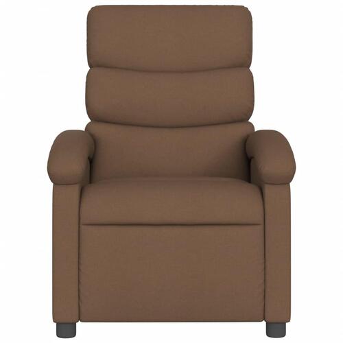 Massagestol stof brun