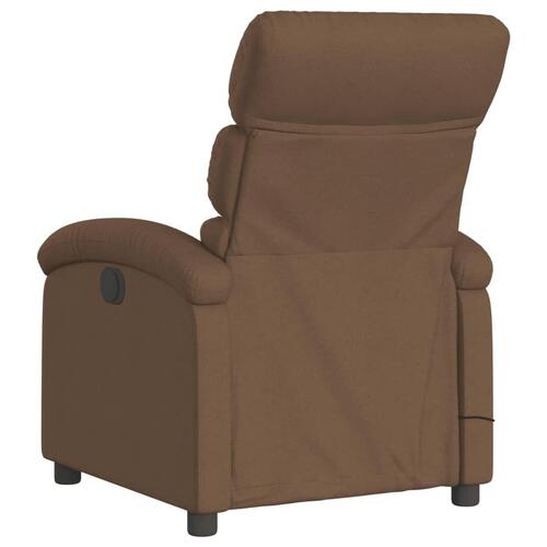 Massagestol stof brun