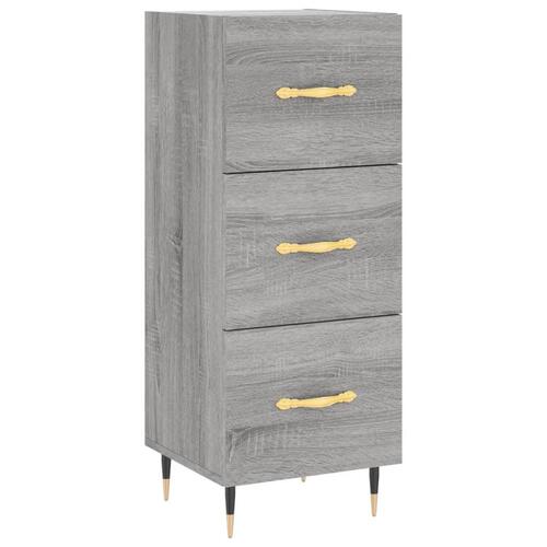 Højskab 34,5x34x180 cm konstrueret træ grå sonoma-eg