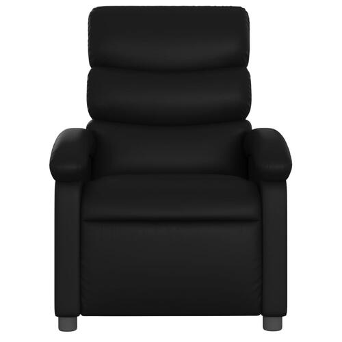 Massagestol kunstlæder sort