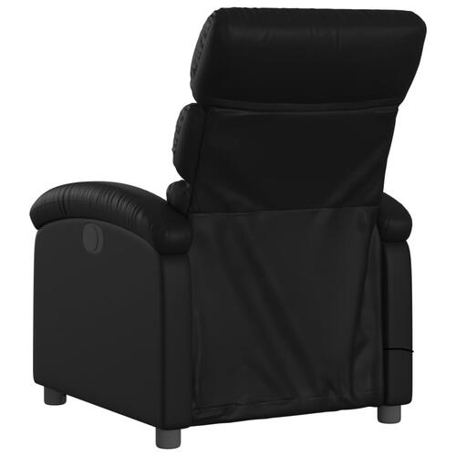 Massagestol kunstlæder sort